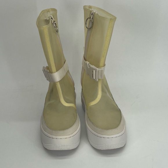 Nike Shoes - WOMEN'S NIKE Air Force 1 Clear SAGE PHANTOM WHITE RAIN BOOTS. Size 5. BQ4805
